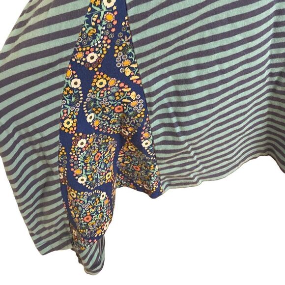 Matilda Jane Blue Stripe Walkabout Sidetail Dress Small - Picture 3 of 4